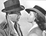Bogart and Bacall from Casablanca