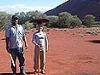 Sammy with tourist