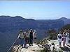 Steve O and Larry the O at Anvil Rock (with view)