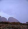 Kata Tjuta with rainbow