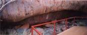 Cave art at Uluru