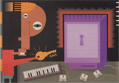 System 7 opening art